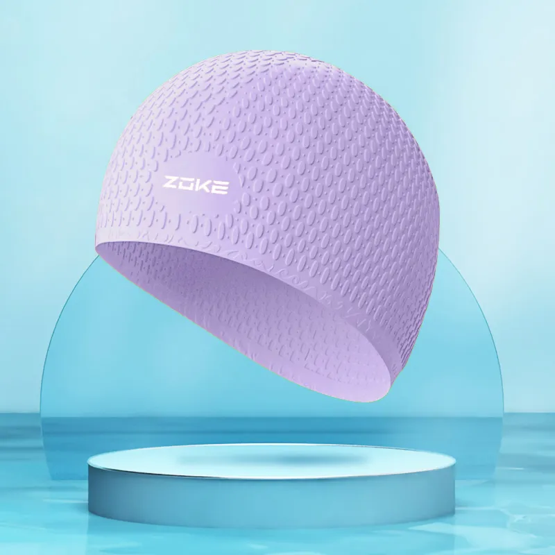 ZOKE Swimming Caps Silicone Women's-4