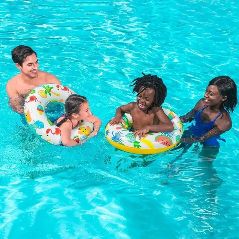 BESTWAY Swim Rings Pool Kids' 61 Centimeters Multicolor-1