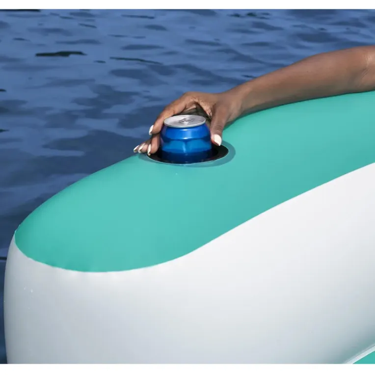BESTWAY Water Toys Inflatable 9 Feet X 8 Feet 4 Inches X 25.5 Inches Unisex White Green-2