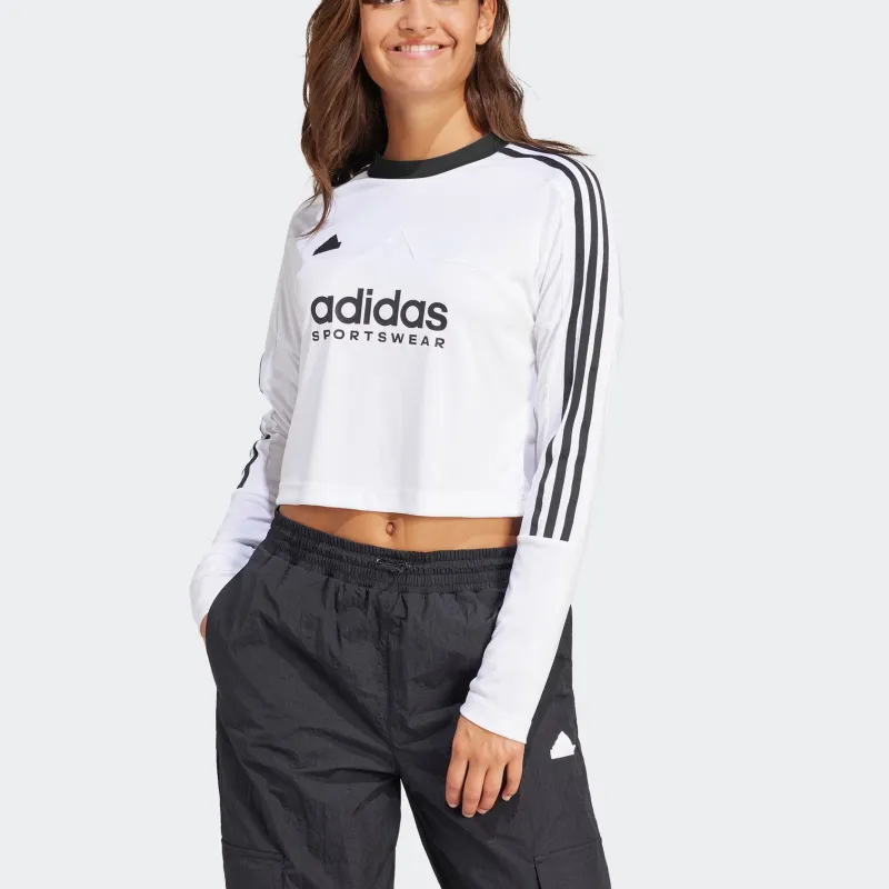 Adidas Raglan Sleeve T Shirt Women's White-1