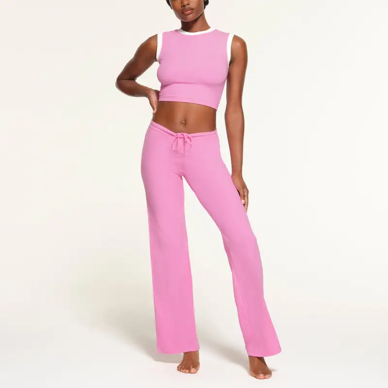 Skims Soft Lounge Drawstrlng Pant Casual Pants Women's Blush-1