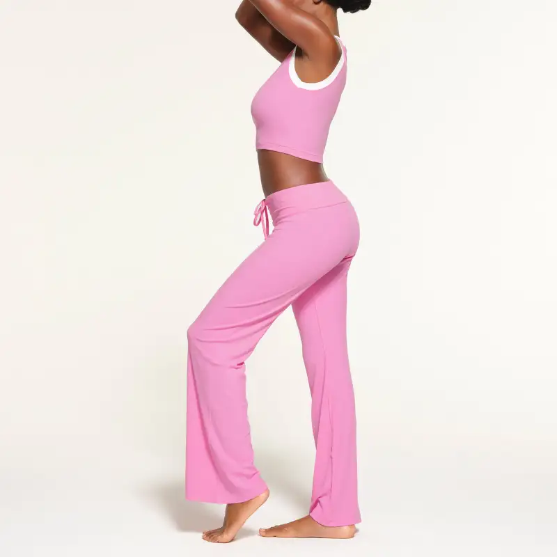 Skims Soft Lounge Drawstrlng Pant Casual Pants Women's Blush-3