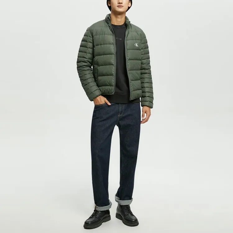 CALVIN KLEIN Jeans Down Jacket Men's Army Green-1