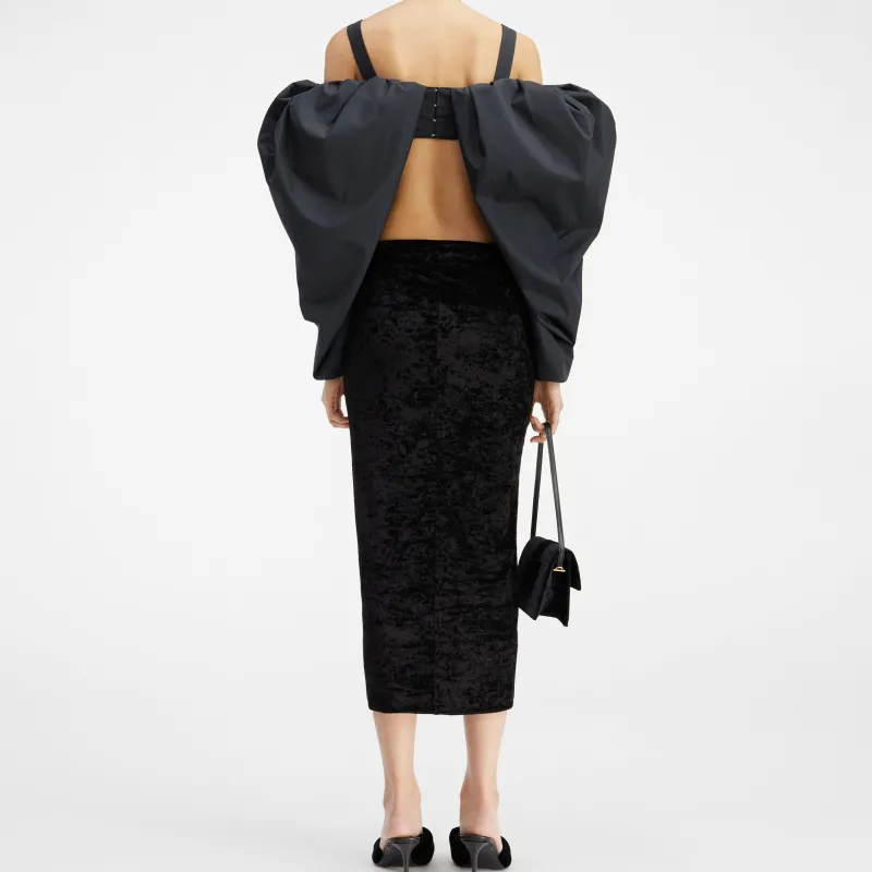 Jacquemus Le Haut Crinoline Strapless Top Women's Black-2