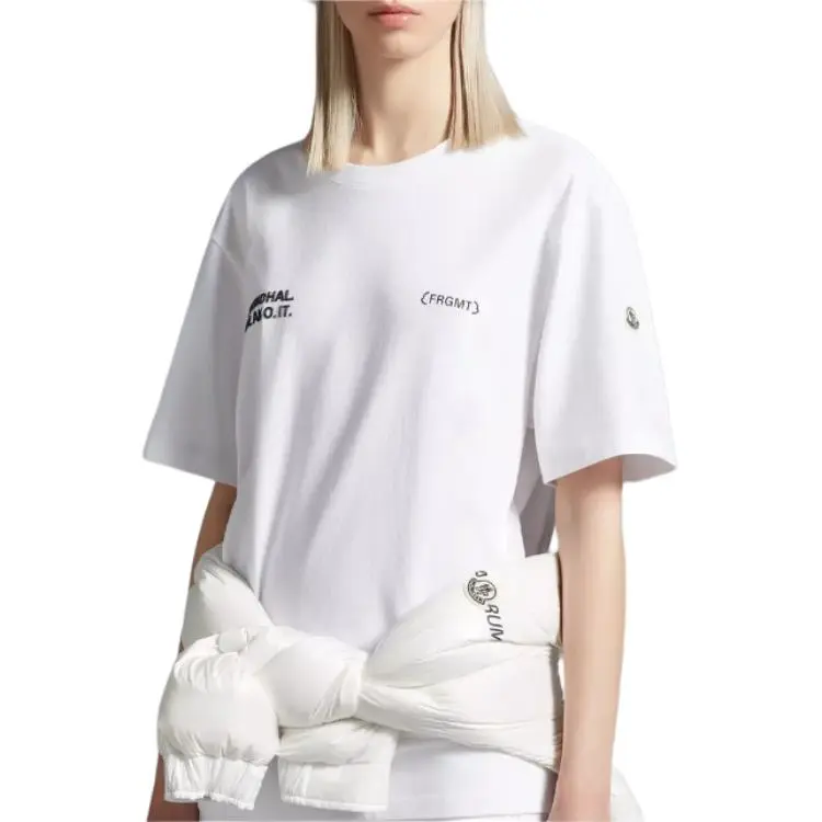 Moncler x FRGMT Moncler X FRGMT Co branded SS23 T Shirt Unisex White-3