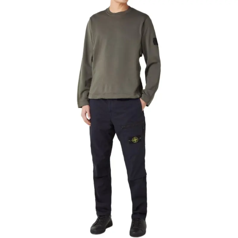 STONE ISLAND Sweatshirts Men Army Green-4