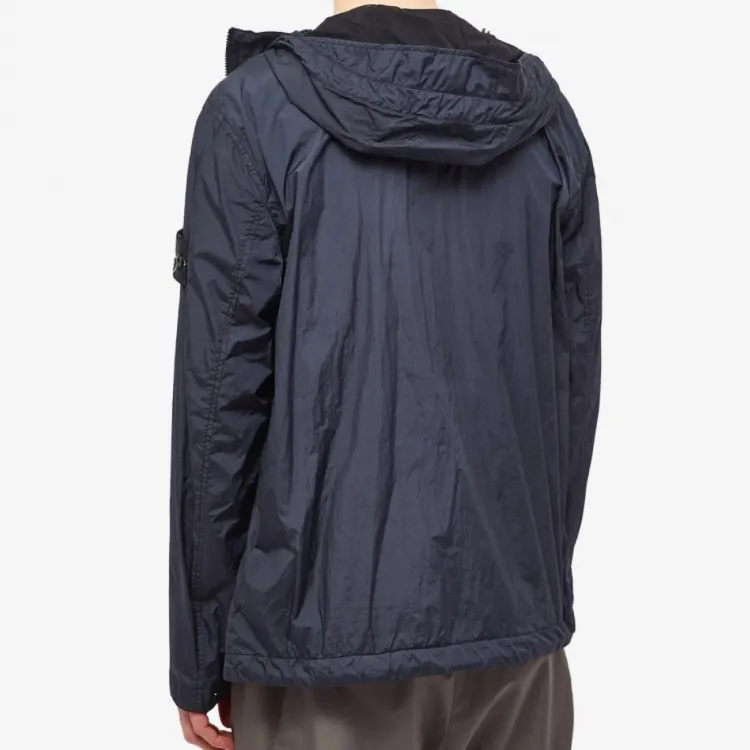 STONE ISLAND Logo Patch Zip Up Jacket-4