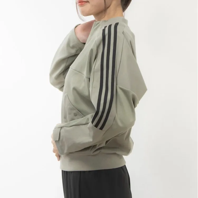 Adidas Tiro Material Mix Track Jacket Jackets & Coats Women's Pebble Gray-1