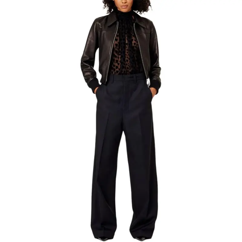 Ami Paris Wide leg Tailored Trousers-2