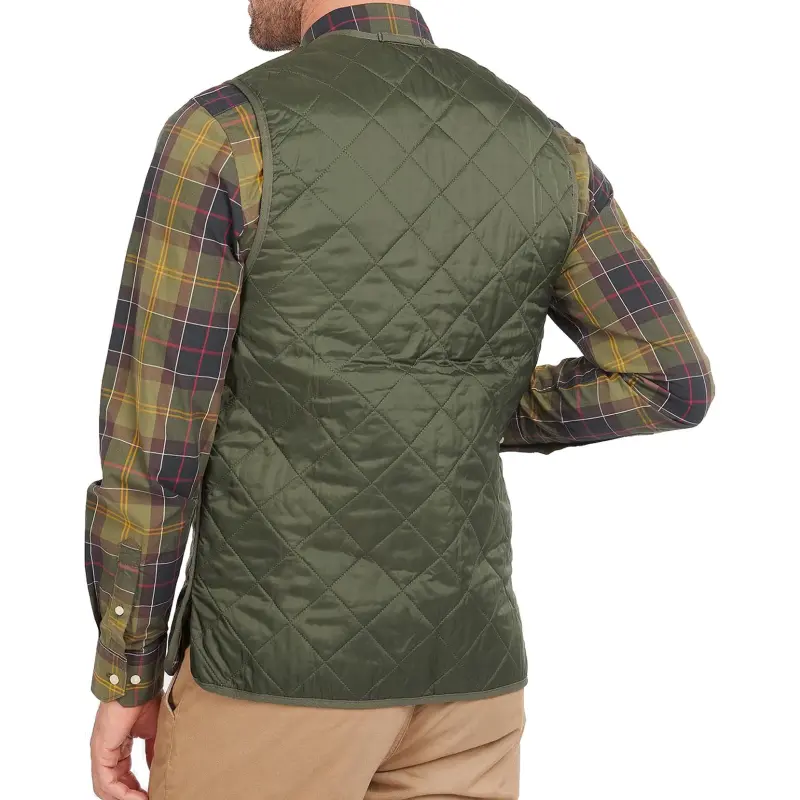 BARBOUR Reversible Checkered Zip Up Gilet-3