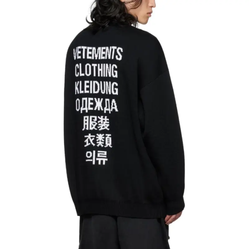 Vetements Sweaters Men Black-3