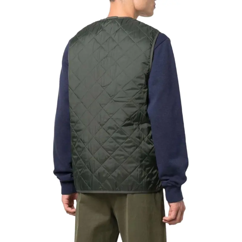 BARBOUR Reversible Checkered Zip Up Gilet-4