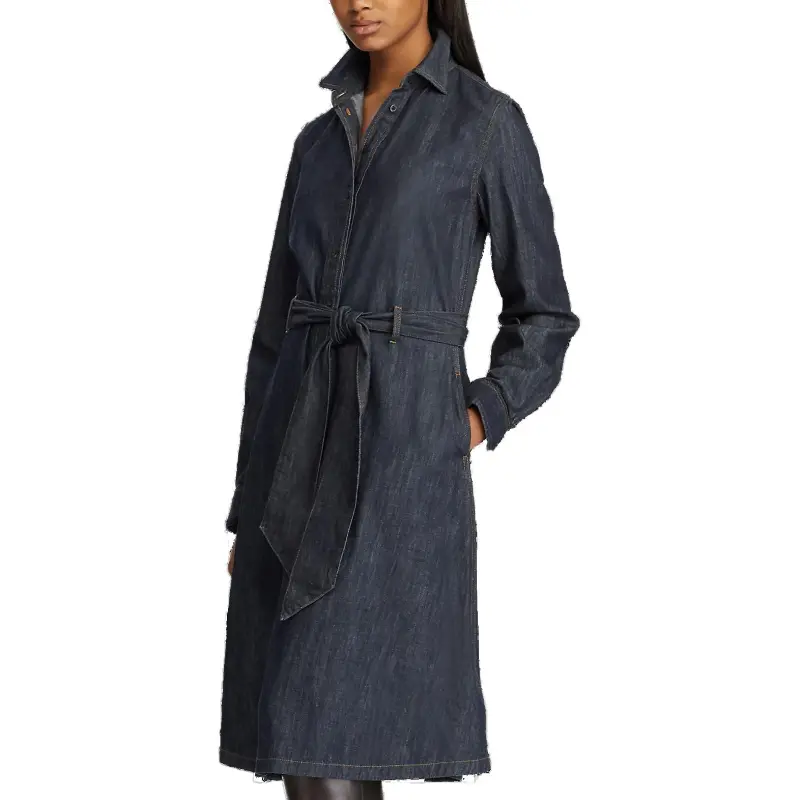 Polo Ralph Lauren Long-Sleeved Dresses Women's Blue-3