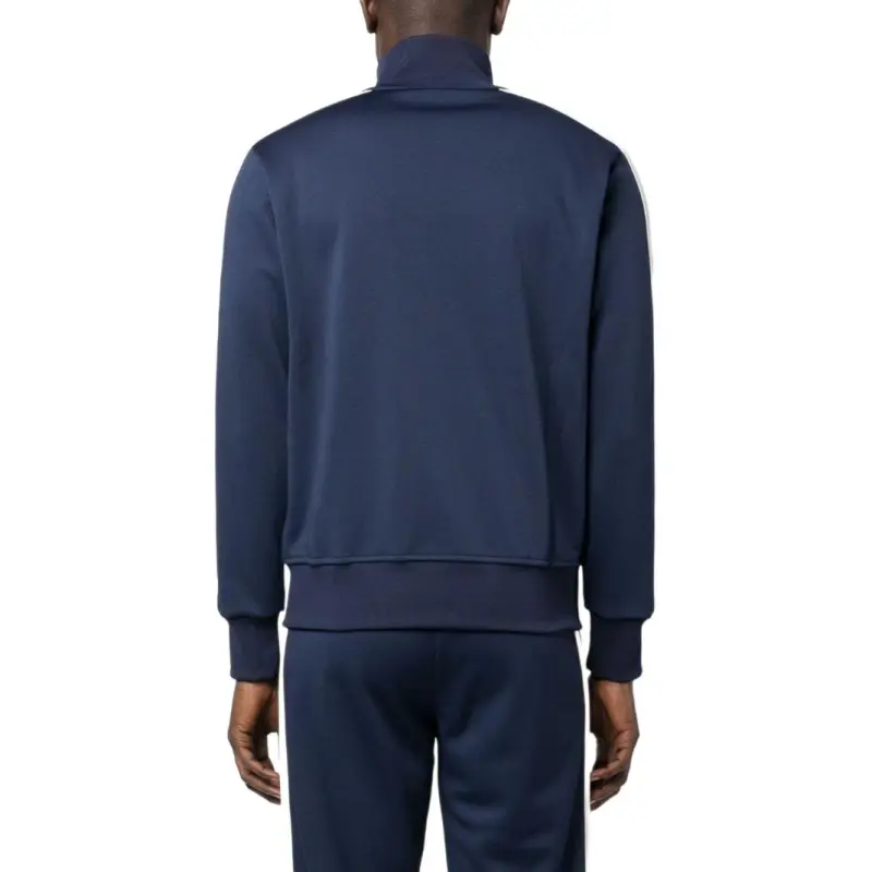 PALM ANGELS Logo Embroidered Zip Up Jacket-4