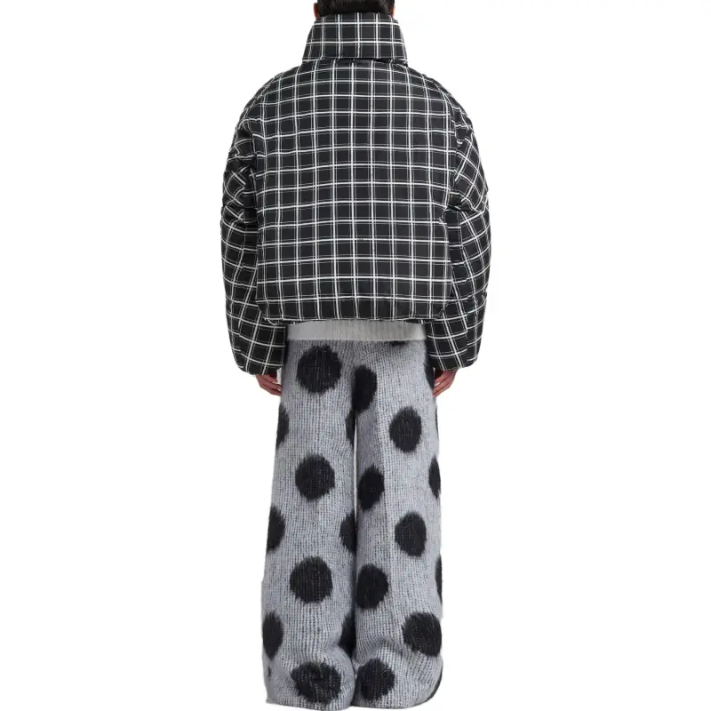 MARNI Check Oversized Down Jacket-4