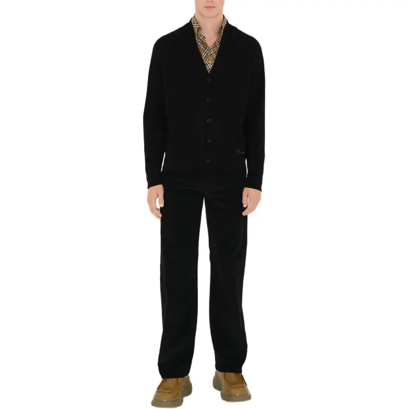 Burberry Button Up Knit Cardigan-1