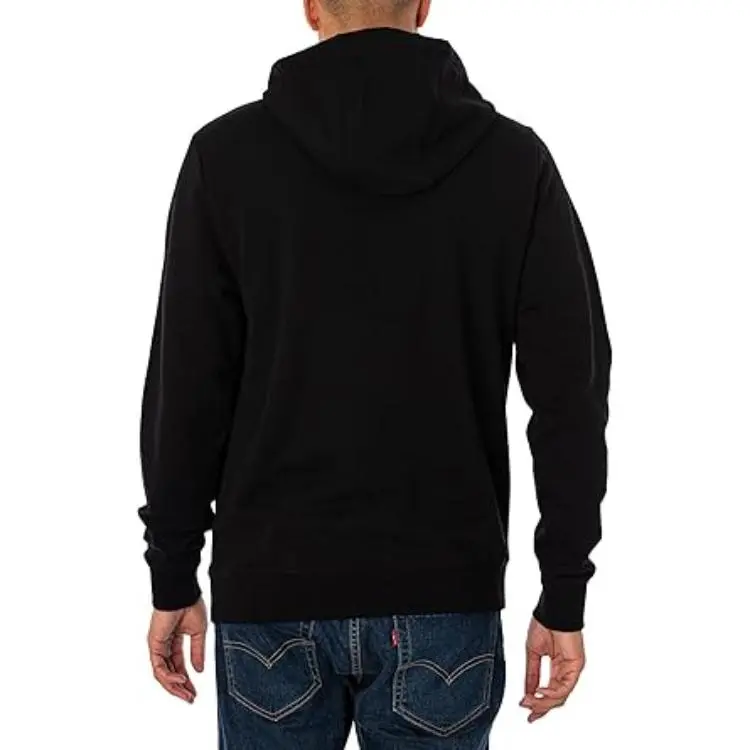 HUGO BOSS Logo-Printed Drawstring Hoodie-2