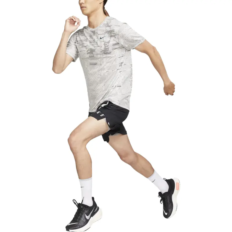 Nike T Shirts Men Gray-2