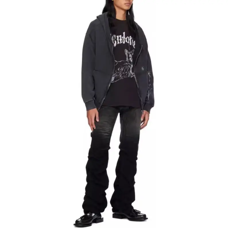 WE11DONE Jeans Men Black-1