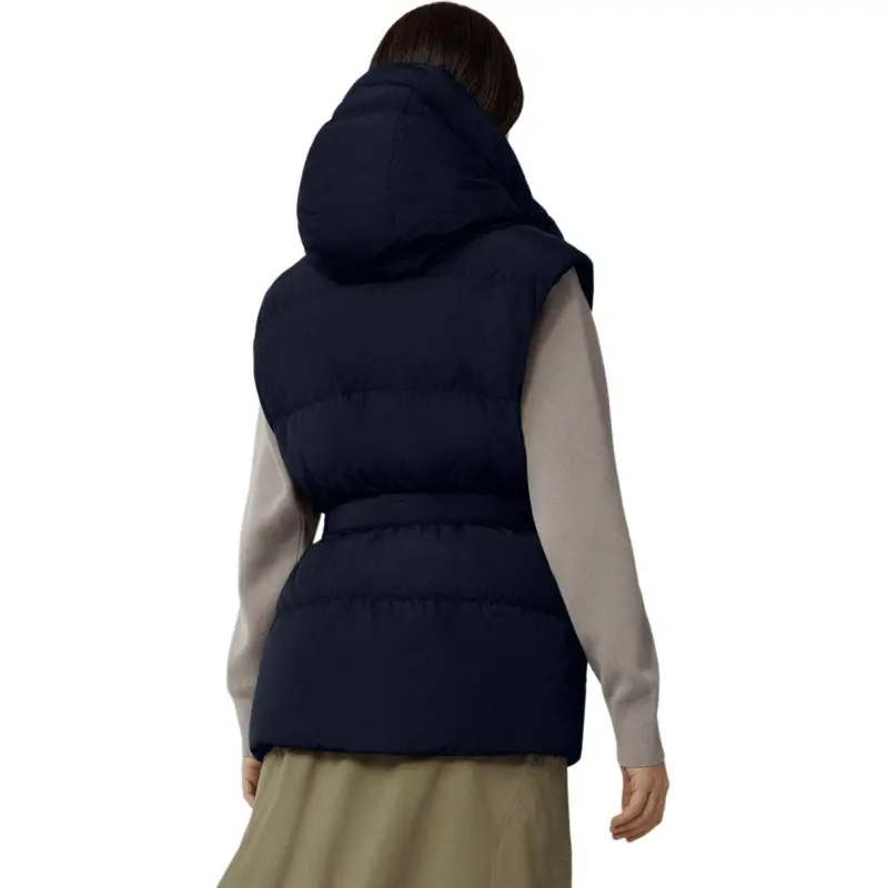Canada Goose Vests Women's Dark Blue-4