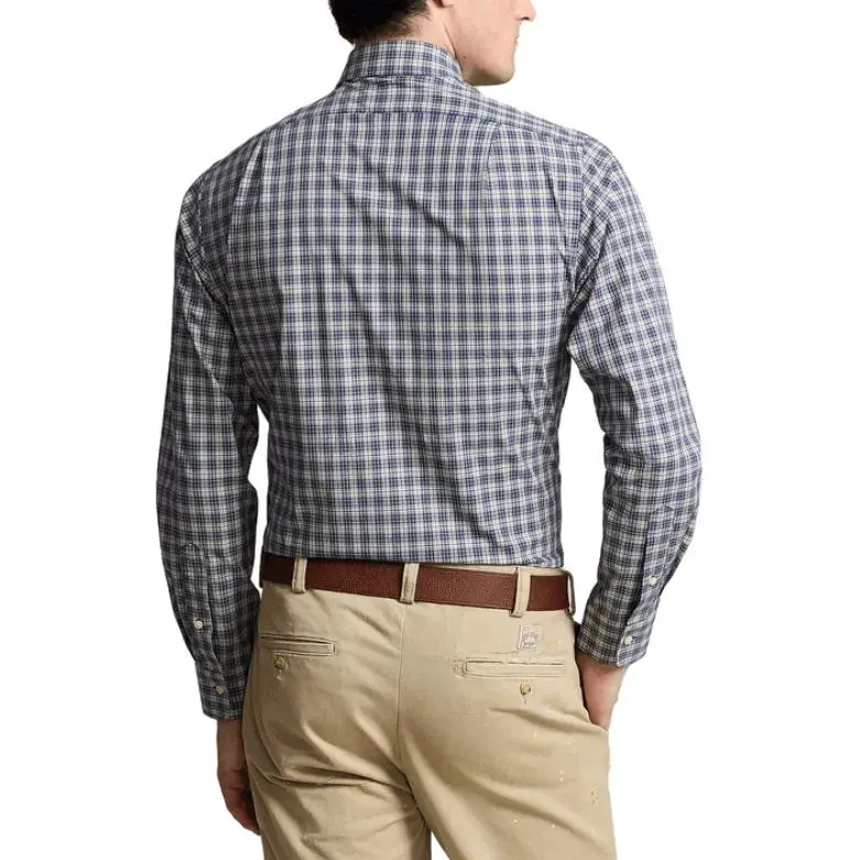 Polo Ralph Lauren Polo Pony Embroidered Plaid Check Buttoned Shirt-3