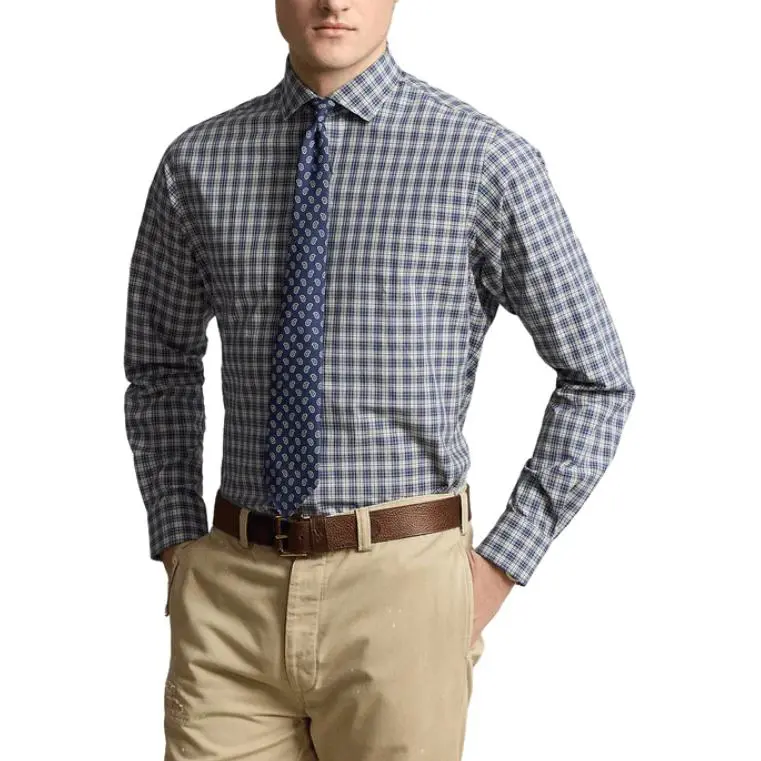 Polo Ralph Lauren Polo Pony Embroidered Plaid Check Buttoned Shirt-2