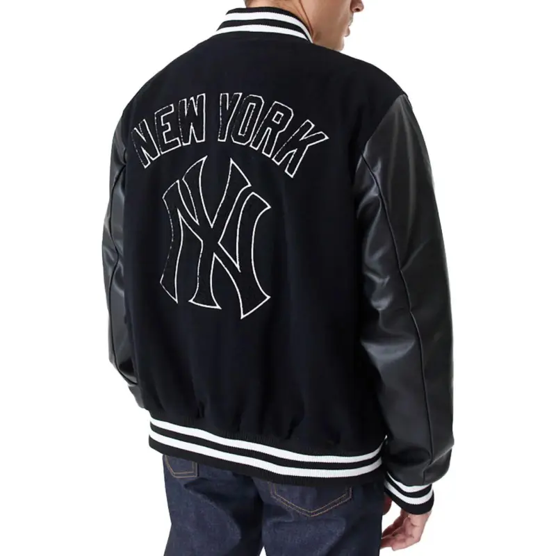 New Era Jackets Coats Men's Black-4