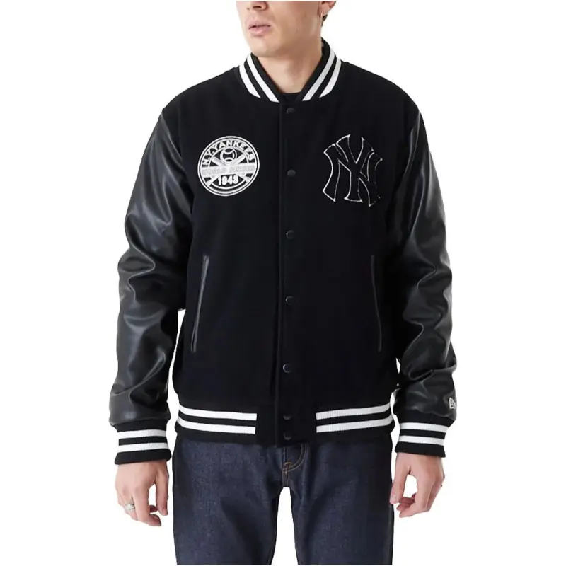 New Era Jackets Coats Men's Black-3