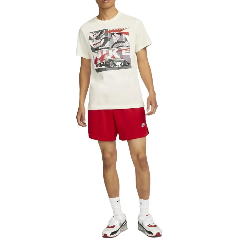 Nike T Shirts Men Ivory White-1
