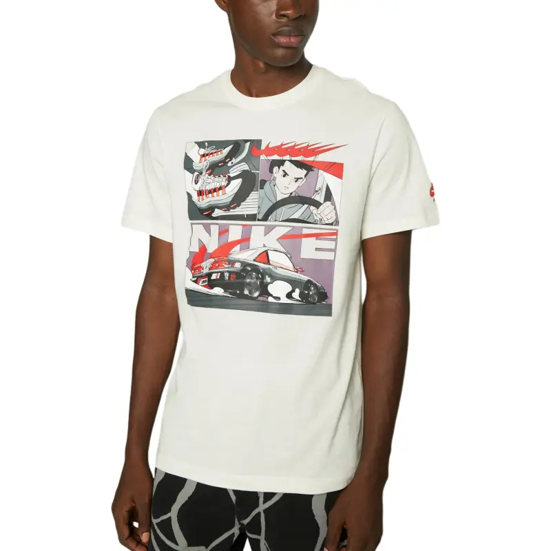 Nike T Shirts Men Ivory White-3