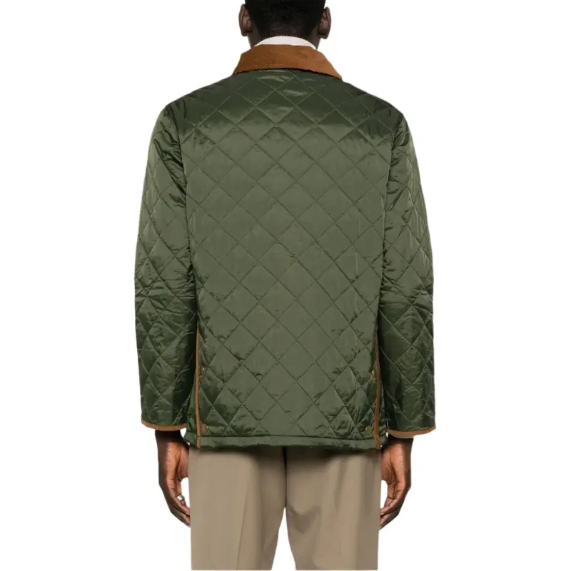 BARBOUR Diamond Quilted Buttoned Jacket-4