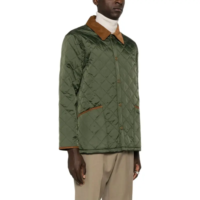 BARBOUR Diamond Quilted Buttoned Jacket-3