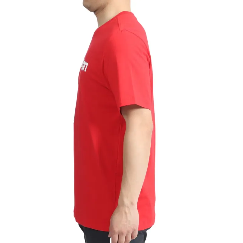 Nike T Shirts Men Red-3