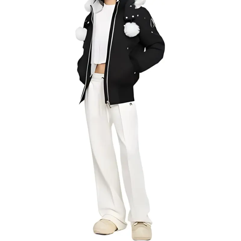 Moose Knuckles Feather Down Hooded Jacket-2