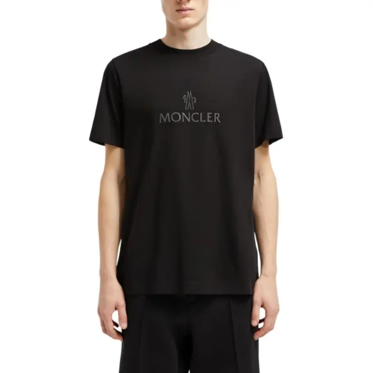 Moncler Logo Printed Crewneck T Shirt-3