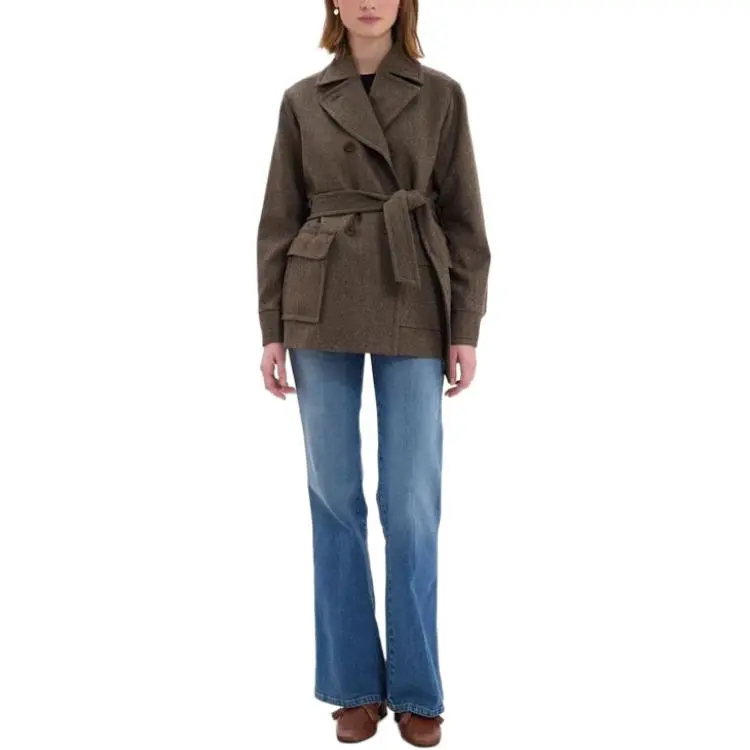 INES DE LA FRESSANGE Jackets & Coats Women's Brown-1