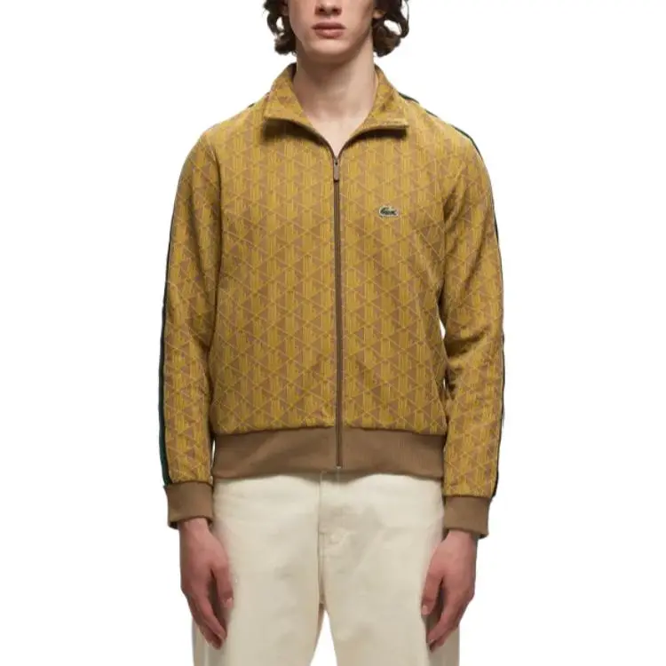LACOSTE Monogram pattern Cardigan-4