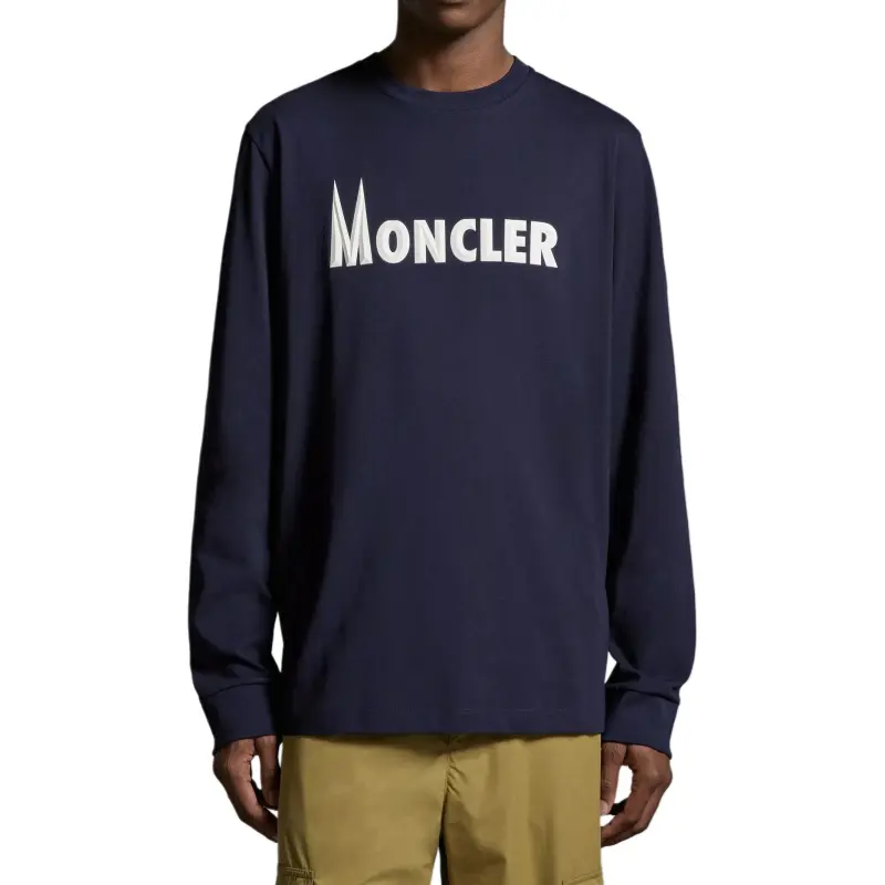 Moncler T Shirt Men's Marine Blue-4