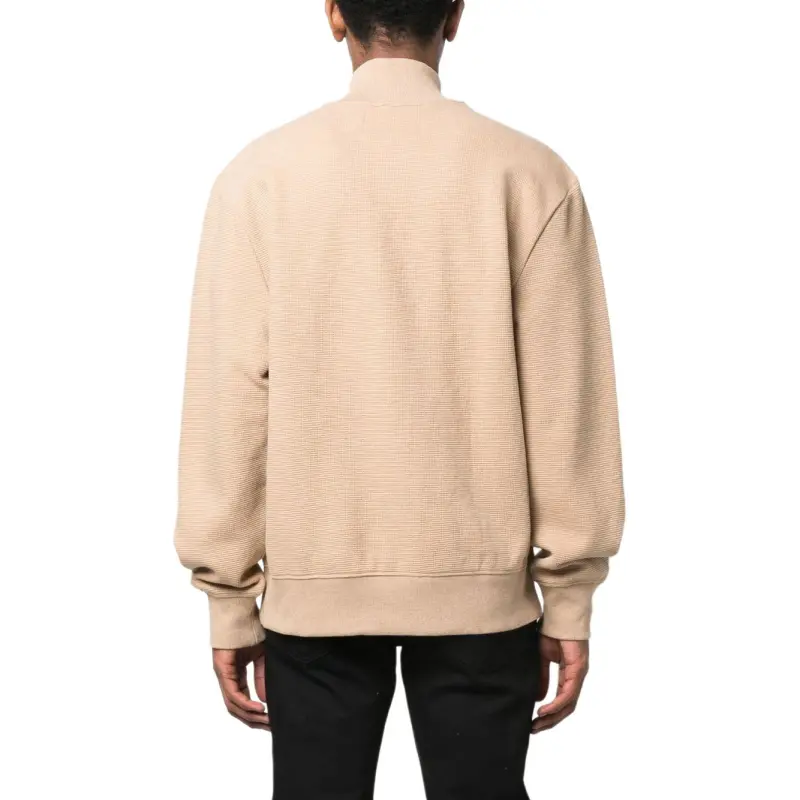 Calvin Klein Monologo Waffle High neck Sweatshirt-4