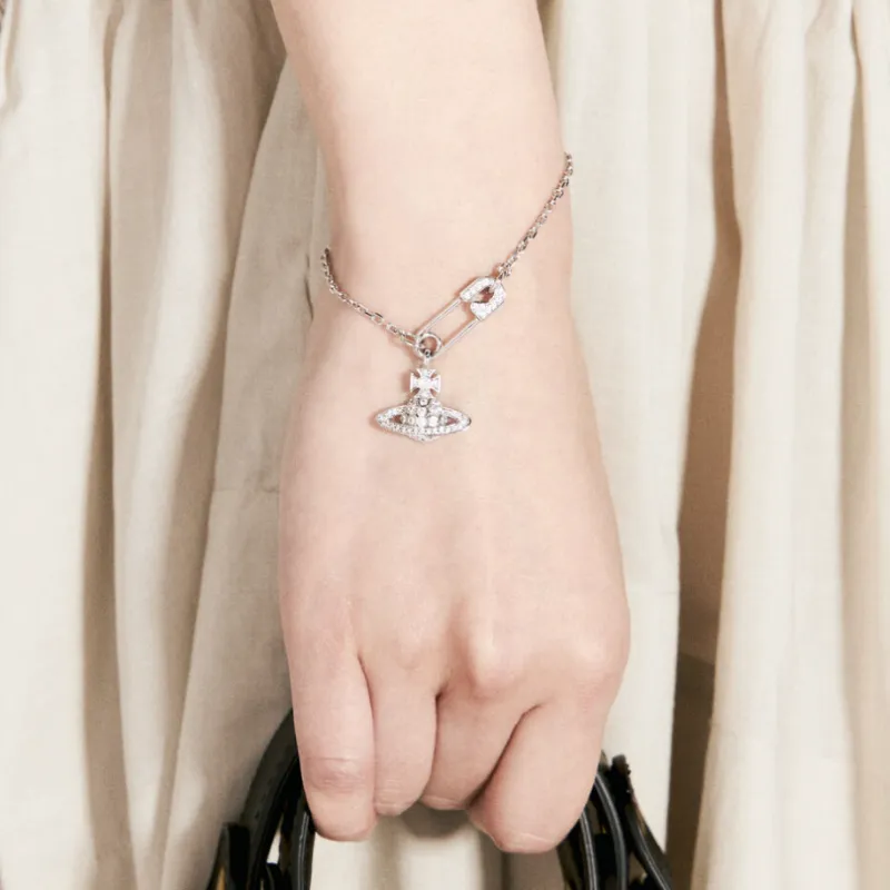 Vivienne Westwood Lucrece Paper Clip Bracelet-4