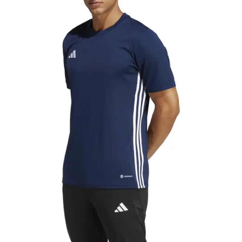 Adidas T-Shirts Men Dark Blue-3