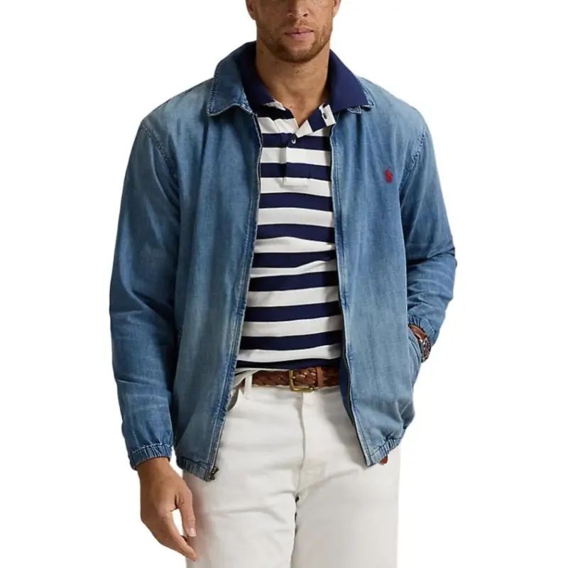 Ralph Lauren The Bayport Indigo-Dyed Denim Denim Jacket Men's Blue-2
