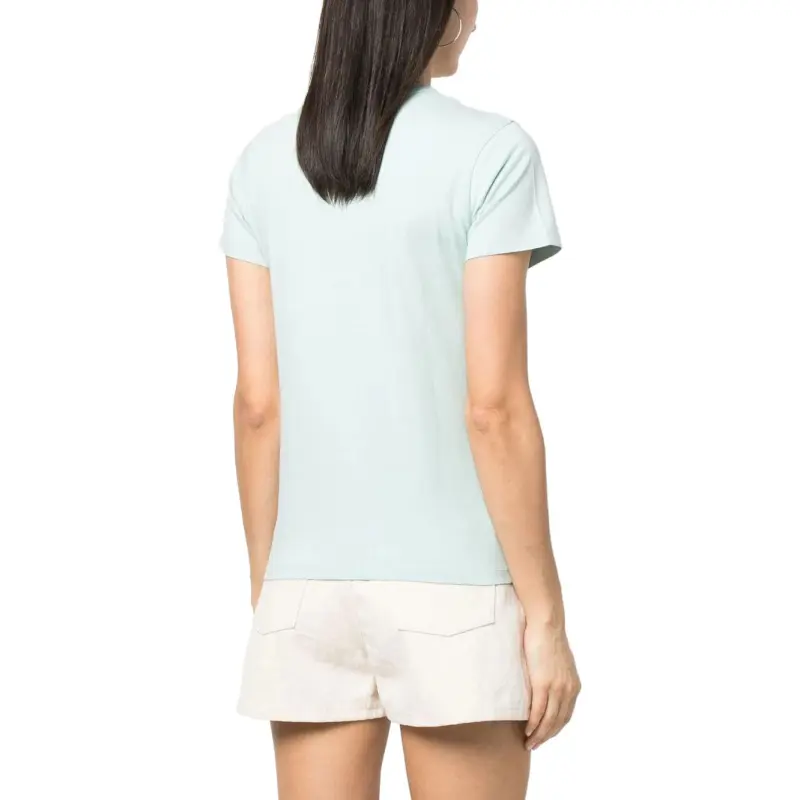 Maison Kitsune T Shirts Women's Pink/Blue-4