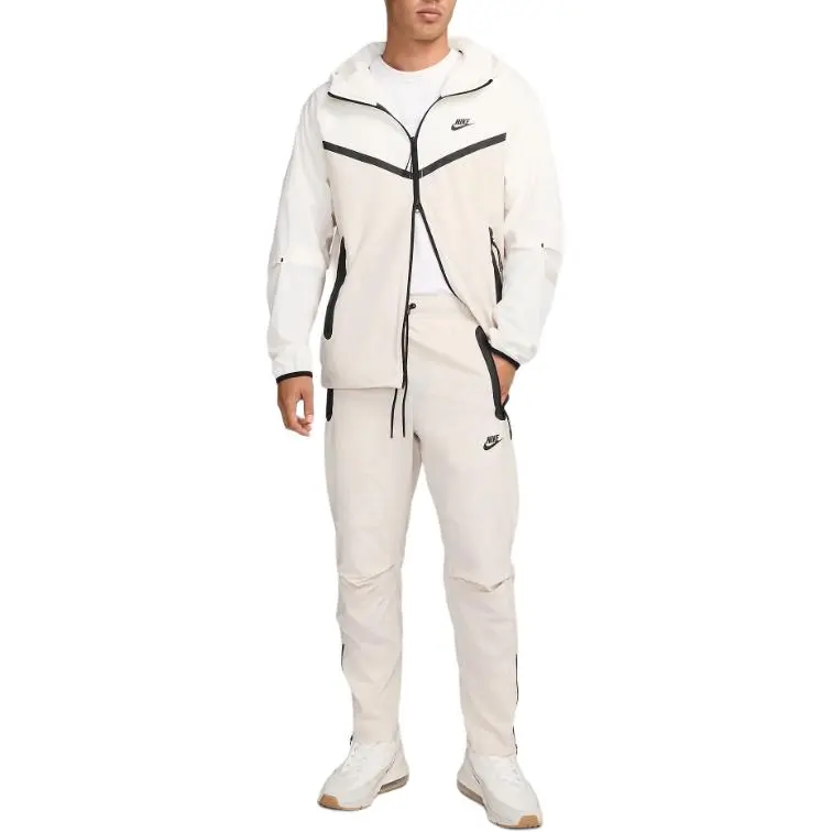 Nike Woven Pants Casual Pants Men's Ecru-2