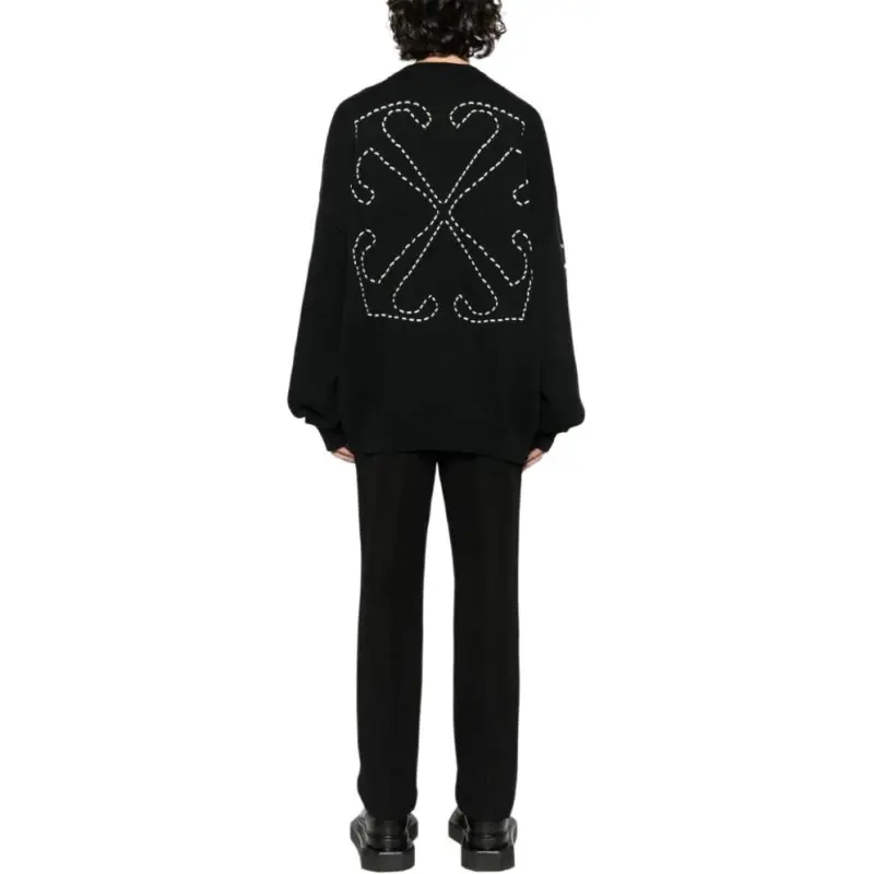 OFF WHITE Arrow Printed Crewneck Sweatshirt-2