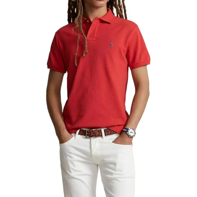 Polo Ralph Lauren Logo Embroidered Short Sleeved Polo Shirt-1