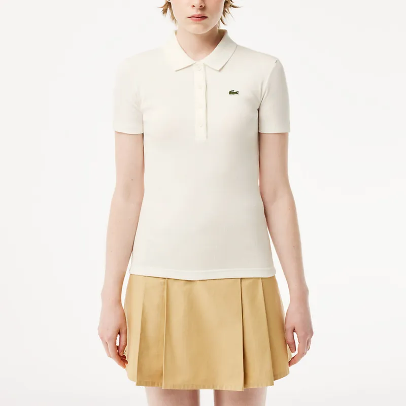 LACOSTE Polo Shirt Women's White-2