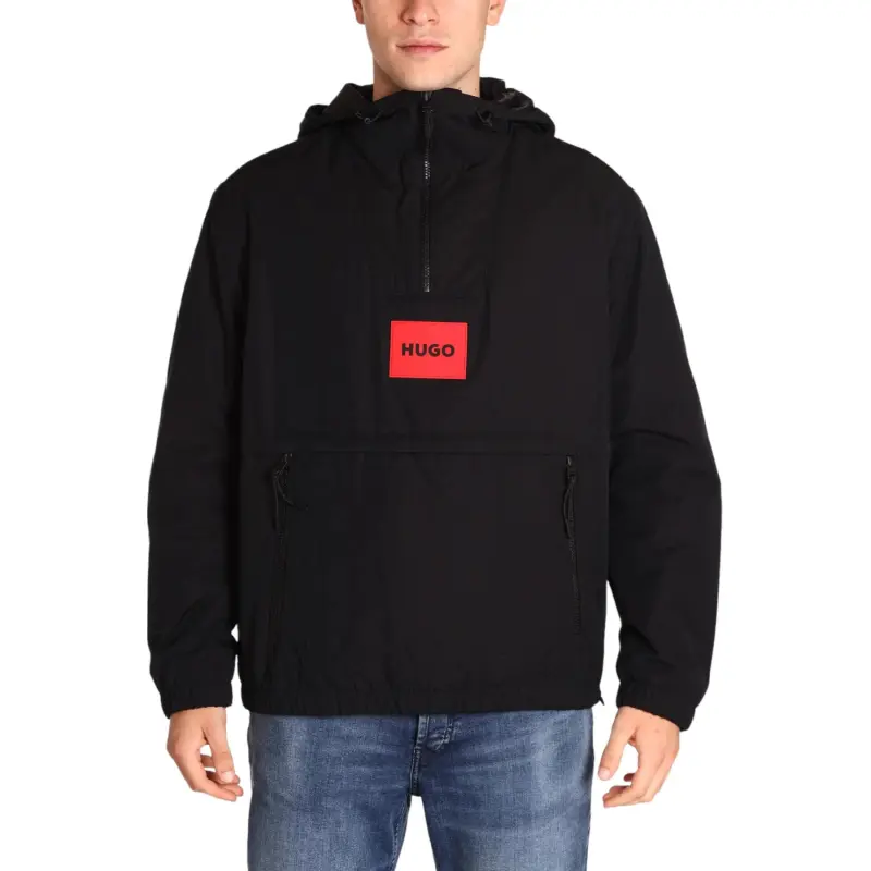 HUGO BOSS Logo Patch Hooded Jacket-1