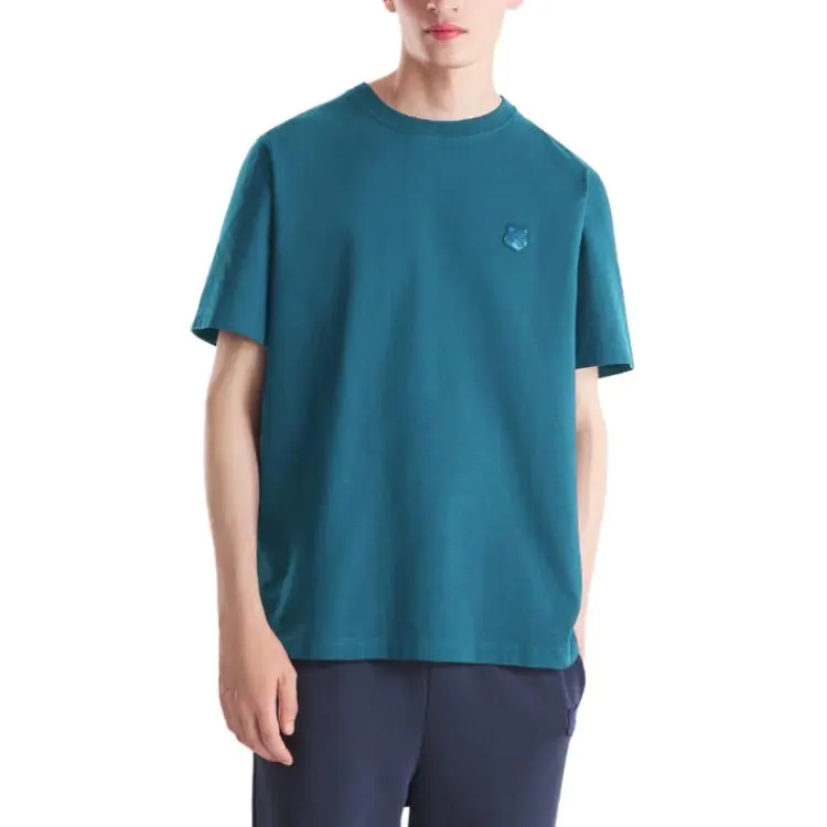 Maison Kitsune Bold Fox Head Patch Crewneck T Shirt-3