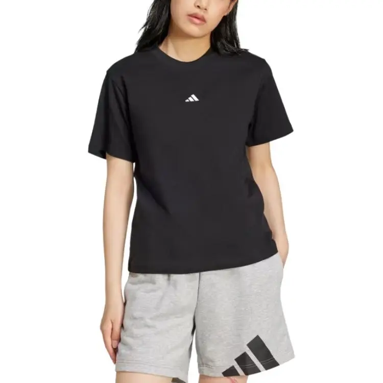 Adidas Free Shipping With AdiClub Essentials Small Logo Cotton Tee-1